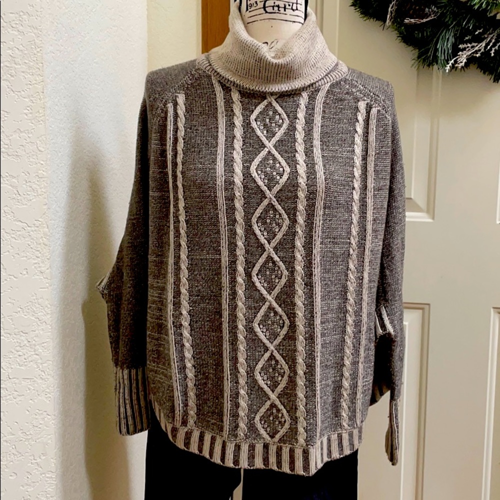 Yoon Beige drapery Sweater